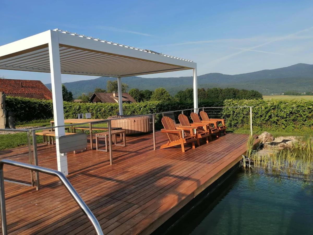 Glamping Maleric With Natural Pool Dragatuš Dış mekan fotoğraf