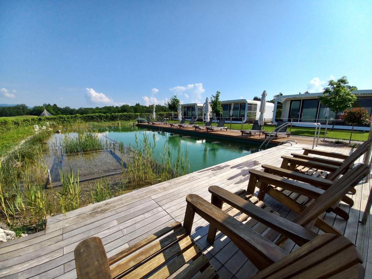Glamping Maleric With Natural Pool Dragatuš Dış mekan fotoğraf
