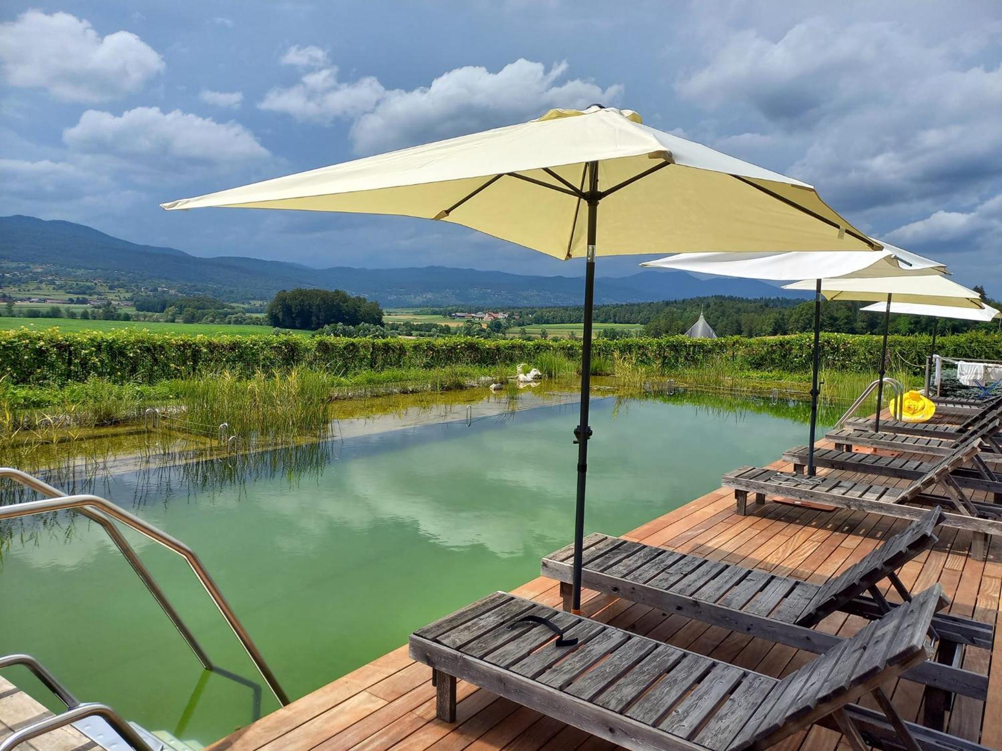 Glamping Maleric With Natural Pool Dragatuš Dış mekan fotoğraf