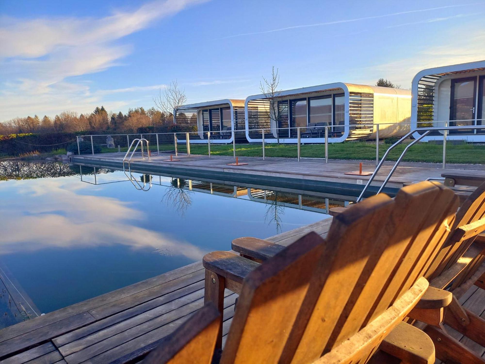 Glamping Maleric With Natural Pool Dragatuš Dış mekan fotoğraf